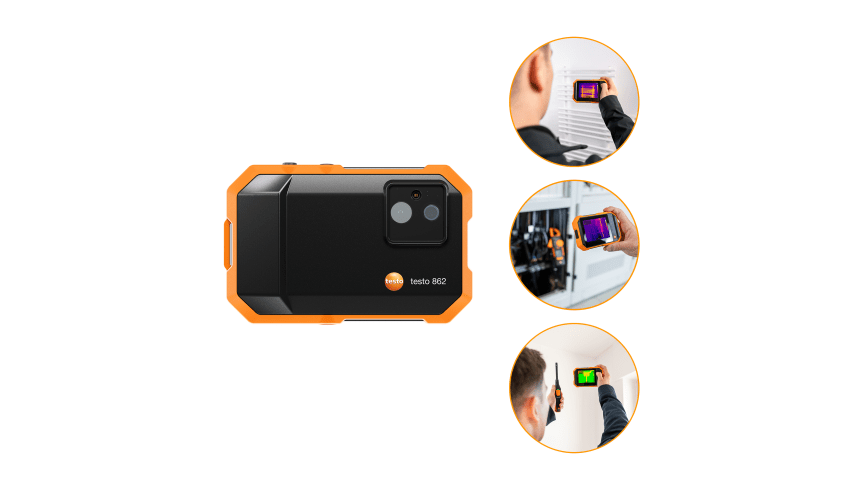 Testo 862-1 - Kapesní termokamera - IR 160×120 px